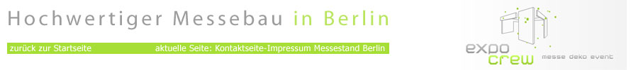 Kontakt Messestand Berlin